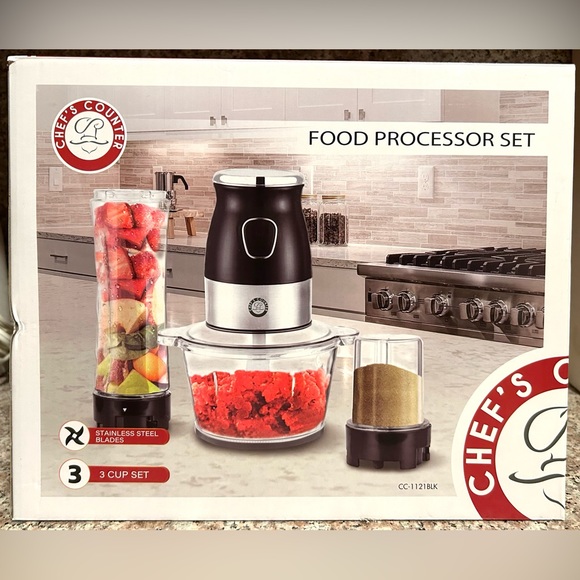 NEW FOOD PROCESSOR SET - Picture 1 of 5